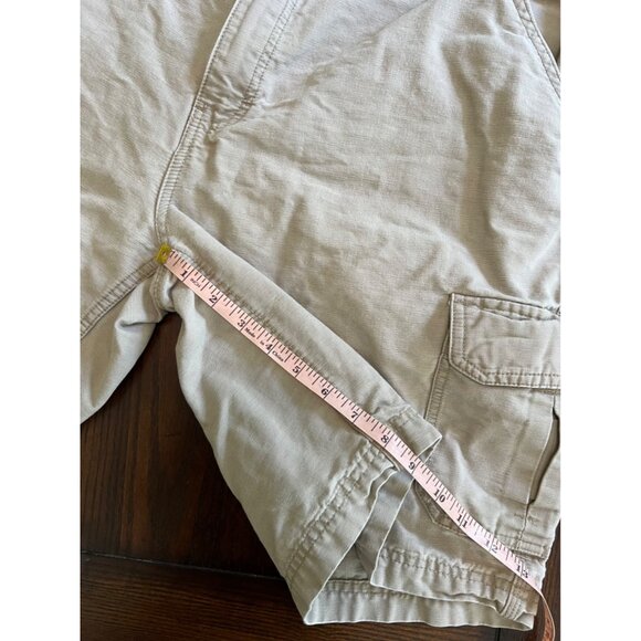 Wolverine Flat Front Khaki Cargo Shorts Men's Size 38" Waist 9" Inseam - Picture 8 of 8